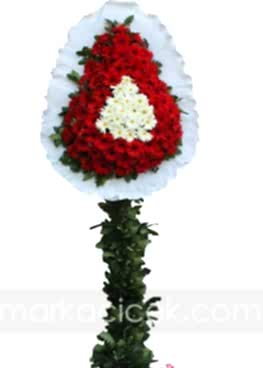 Kırmızı Beyaz Açılış-Düğün Çelengi